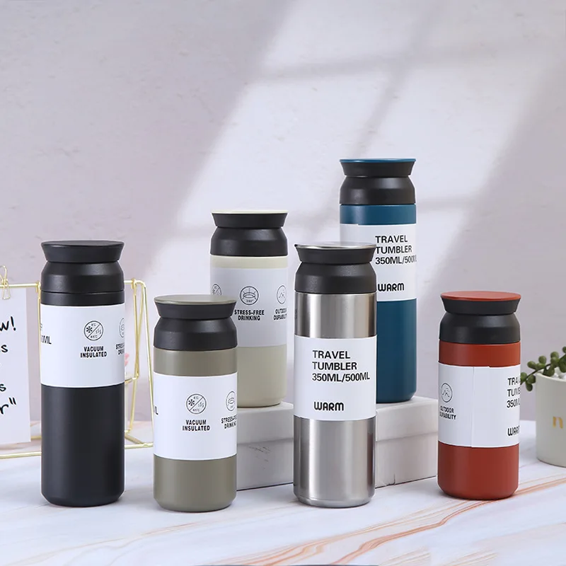 500ml Japanese Style Kinto Tumbler Double Wall Stainless Steel Water