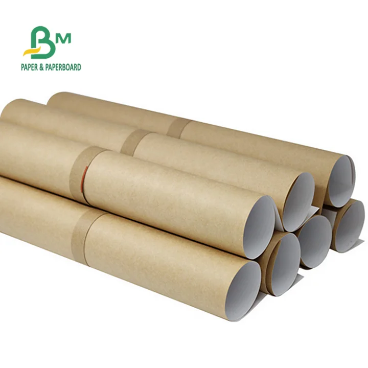 Recycled Pulp 80gsm-200gsm Brown Kraft Wrapping Paper - Buy Recycled Pulp  80gsm-200gsm Brown Kraft Wrapping Paper Product on