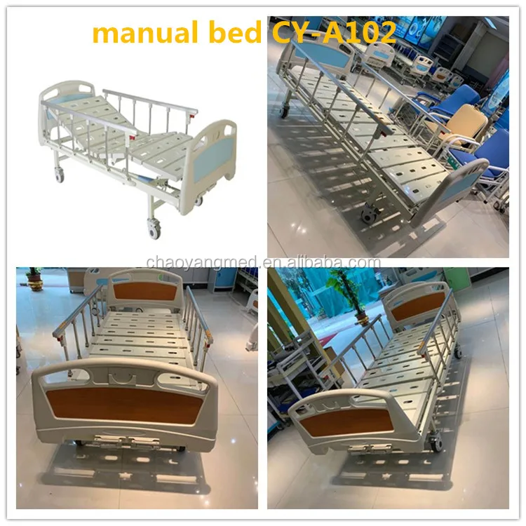 Cheap Medical Furniture 2 Cranks Metal Manual Home Care Clinic Nursing Patient Hospital Bed Prices Cy A102 Buy Hospital Bed Prices Manual Hospital Bed Metal Hospital Bed Product On Alibaba Com