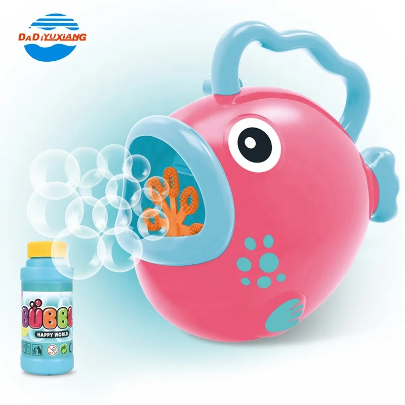 Máquina de burbujas para hacer jabón con forma de pez, juguete para hacer  burbujas - Main Image