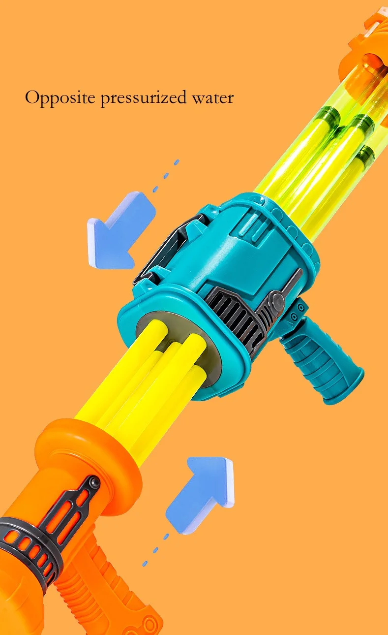Aijh New 56cm Water Gun Summer Beach Set Outdoor Games Toy Super Long 5