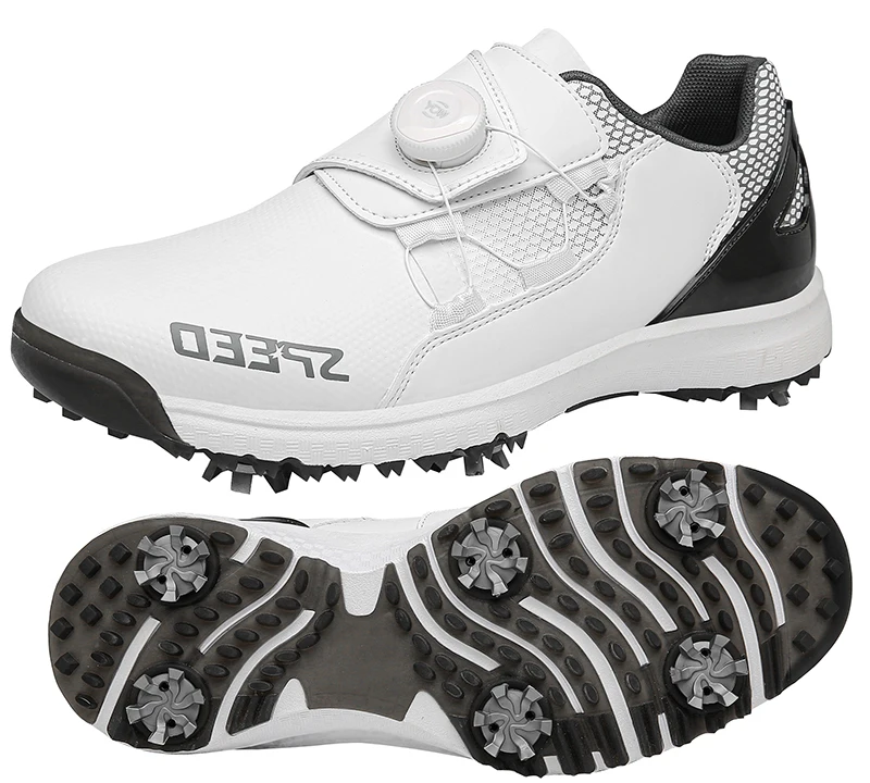 rubber waterproof golf shoes