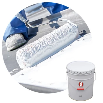 Acrylic Thermal Heat Insulation Roof Coating Liquid Spray Application Building Coating for Concrete and Steel Roofs