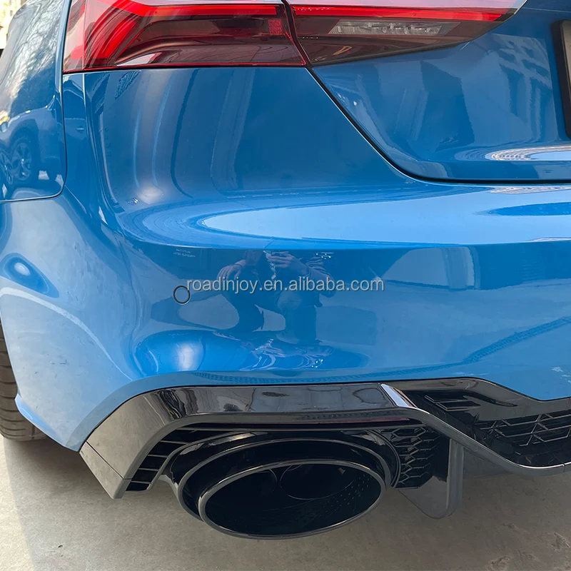 2021 Rear Bumper Diffuser For Audi A5 Fins Spoiler Wing Lip With