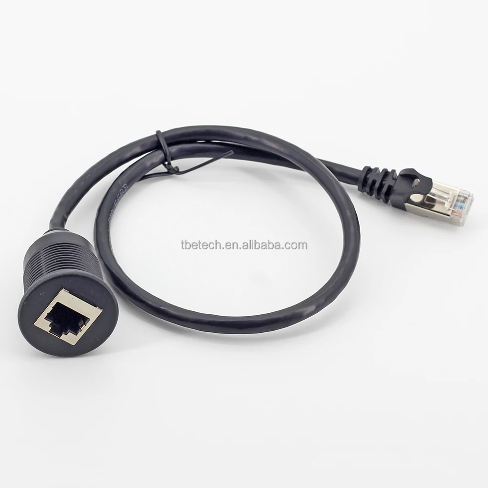 Car Dash Mount RJ45 Socket - Ethernet Extension Cable
