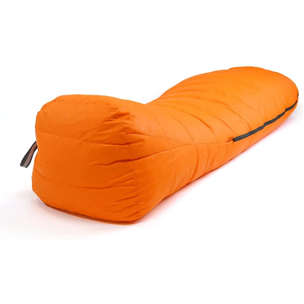 Ultra-low cold climb duck goose down filled adult mummy style sleeping bag waterproof comfort camping sleeping bag