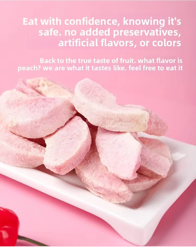 China Freeze Dried Peach Slices Factory | Bulk Wholesale Haae92f72105248588362ee72a6e0aa54p