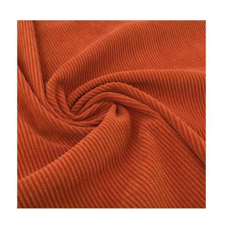 Прямая продажа с фабрики, 98% полиэстер, 2% спандекс, 11 Вт, Вельветовая ткань для одежды, брюк