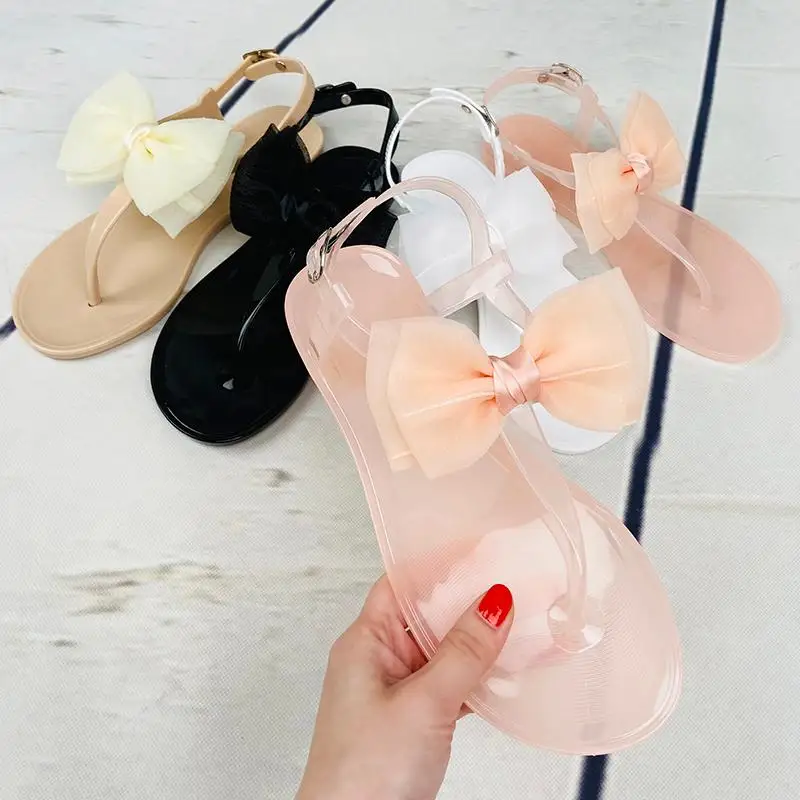 
 Новейшие летние женские туфли на плоской подошве, женские пляжные сандалии оптом  