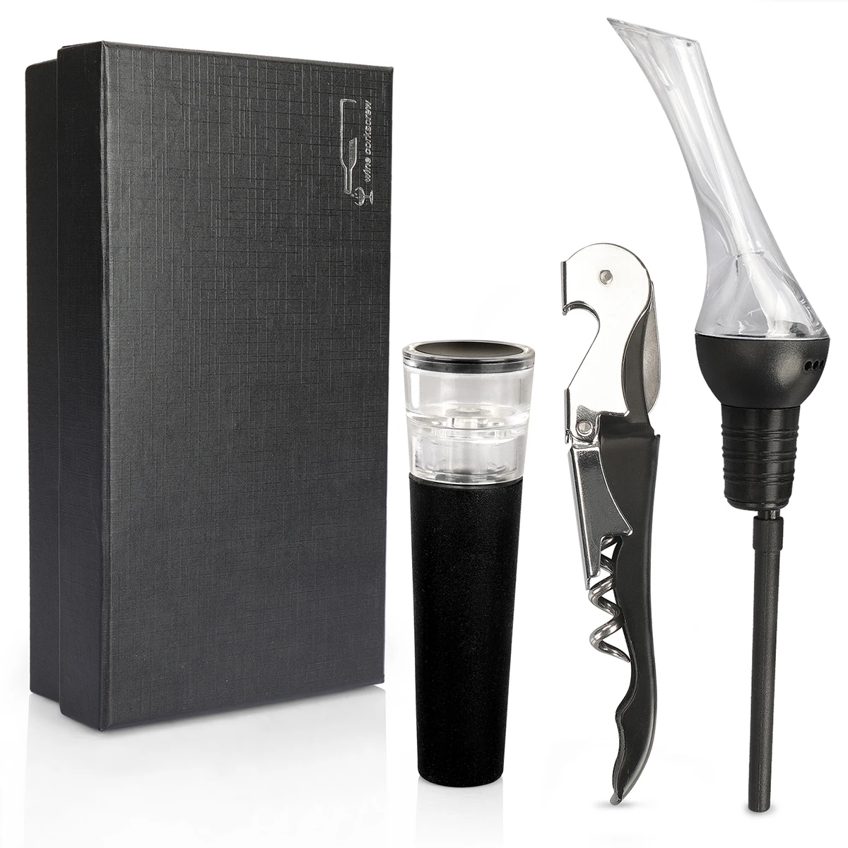 3 Piece Wine Accessory Gift Wine Bottle Opener Wing Wine Opener