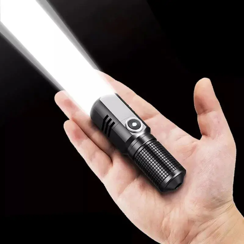 amazon prime xhp50 rechargable flashlights LED Flashlight USB Rechargeable 5 Modes 9000 Lumens Super Bright Waterproof Zoom Flashlight Rechargeable High Power for Camping Hiking Hunting Fishing Adventure Emergency + Battery Sports & Outdoors Garberiel LED Flashlight High Lumens