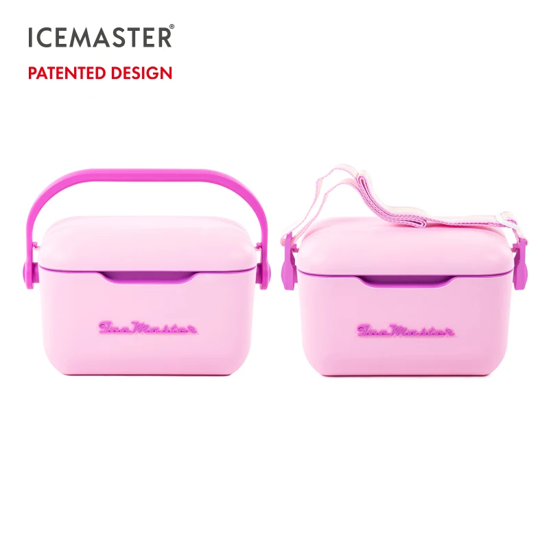 IceMaster Patented 12Qt Plastic Fresh-Keeping Small Portable Hard Car Ice Chest Cooler Box Icebox Ice Master Cooler Custom