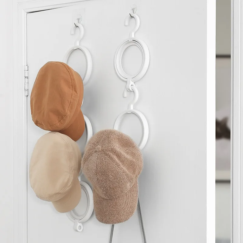 DS3796 Over Door Wall Mounted Hanging Hook Hat Rack Hanger Closet