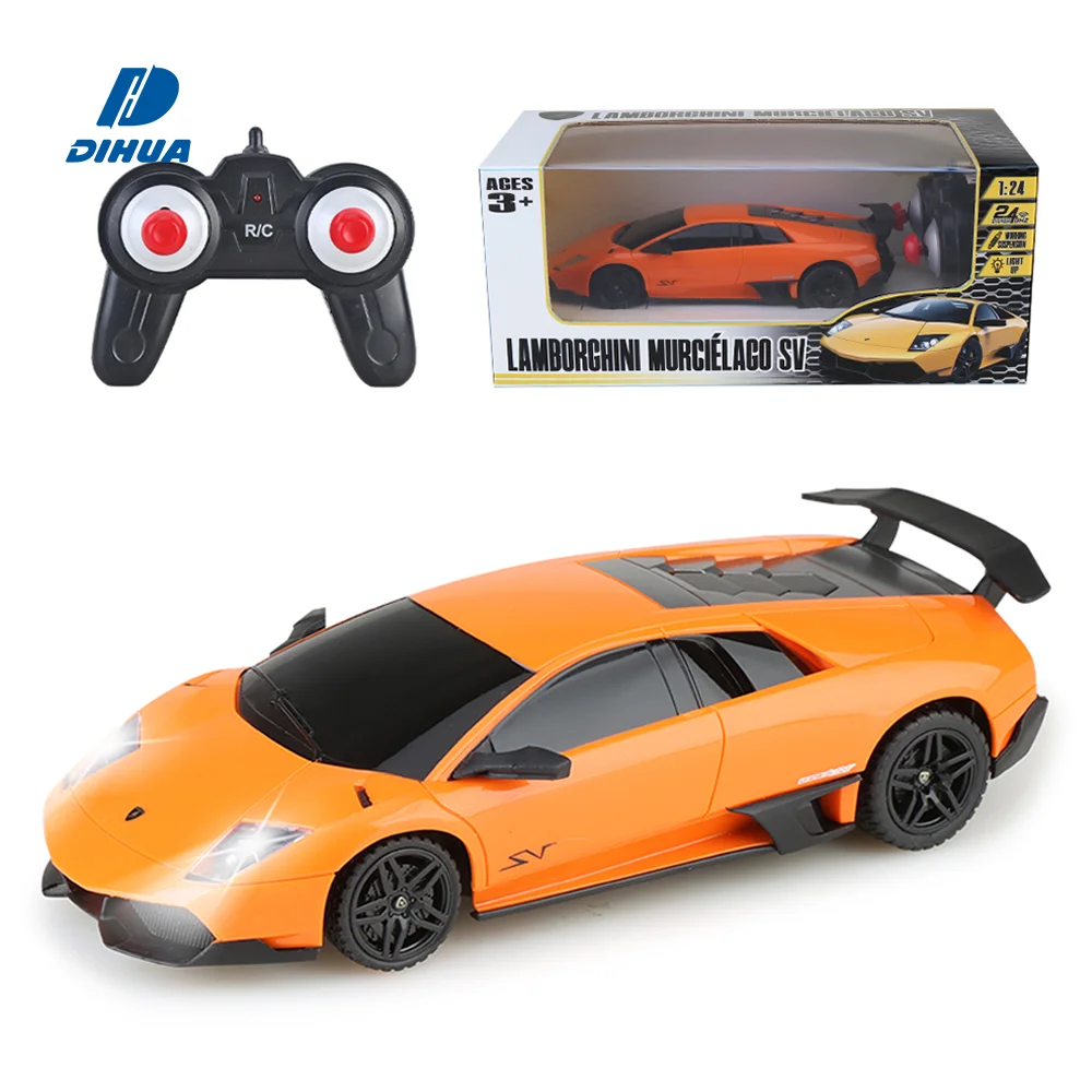 1:24 Scale Full Function Official Licensed Lamborghini LP670 2.4Ghz Remote Control Car with Working Headlights and Suspension
