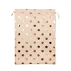 Rose gold polka dots