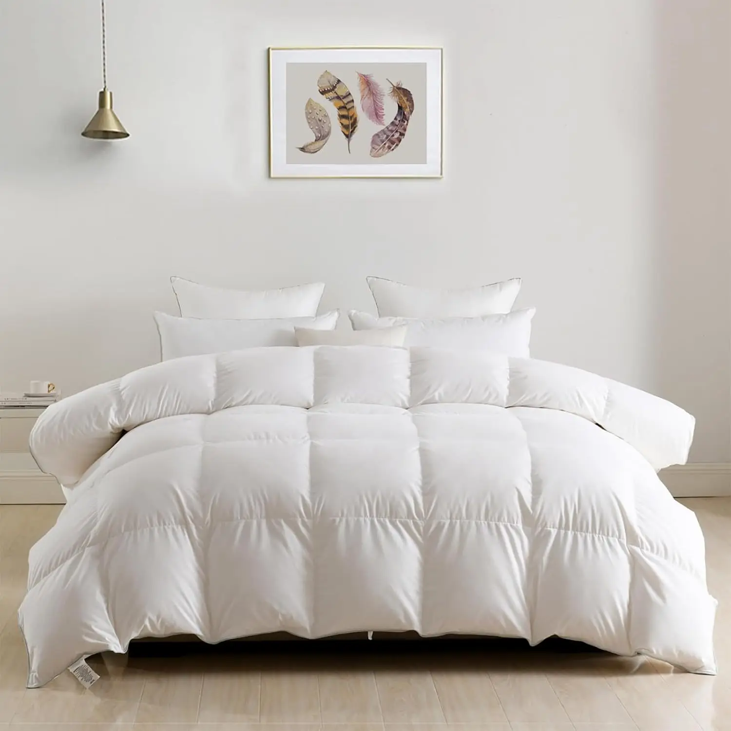 100% Cotton Down Feather Quilt