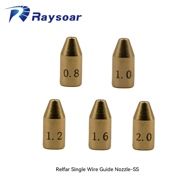 Relfar Single Wire Guide Nozzle SS-004 0.8 1.0 1.2 1.6  2.0  for Handheld Laser Welding Machine Wire Feeding