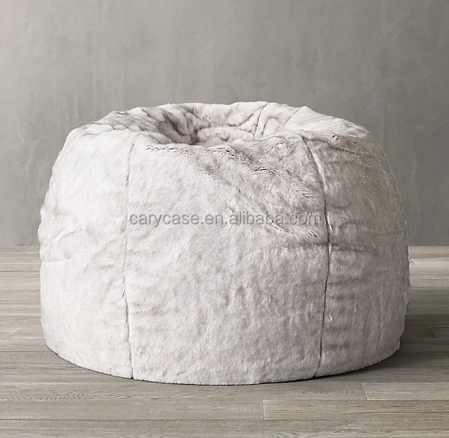 ultra faux fur bean bag