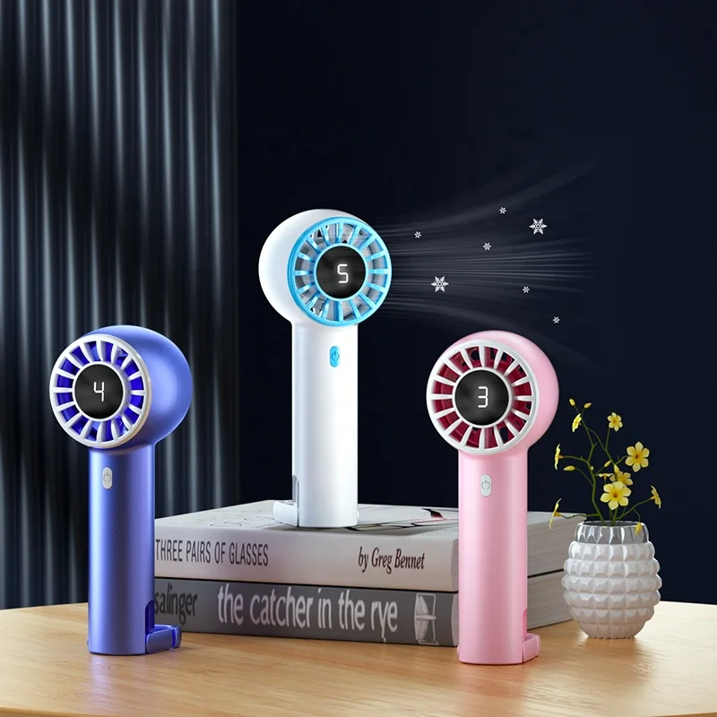 2024 Usb Fan Cooling Hand Mini Portable Mini Personal 5 Speed Wind ...