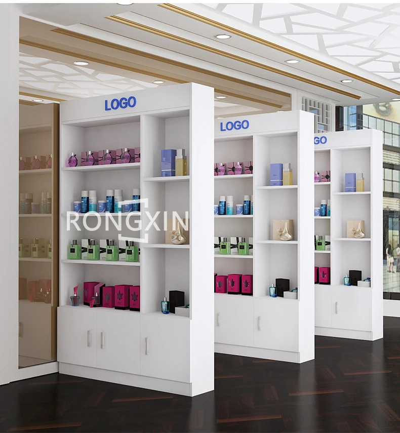 Cosmetics Beauty Shop Interior Design Skincare Store Wall Shelf Beauty