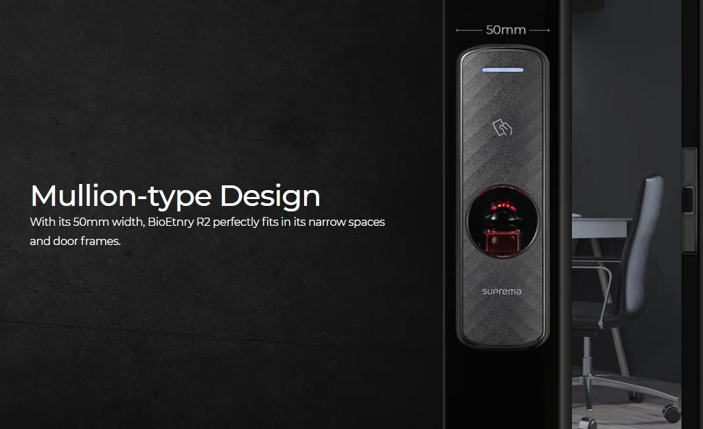 RS485 Suprema Bioentry R2 Compact Slave RFID & Fingerprint Reader