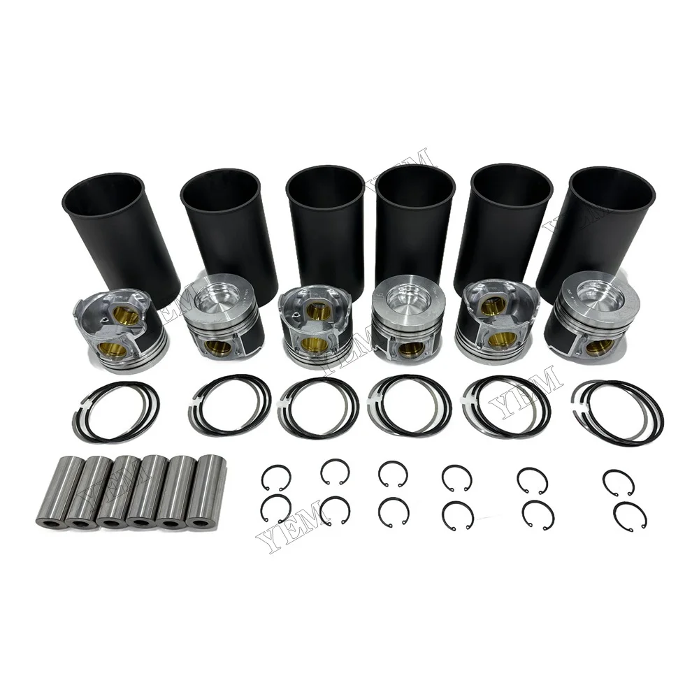 J08E New Cylinder Liner Kit for Hino 238 268 338 Excavator Engine Parts