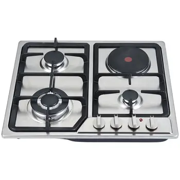 Factory Price 4 Burner Built In Lpg Gas Stove Electric Gas Hob - Buy ...