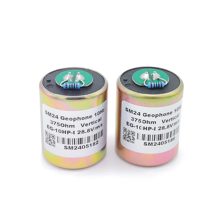 High Precision SM24 Geophone 10Hz Vertical Seismic Detector Sensor Sm 24 Geophone element 10 Hz