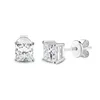 10k white gold princess cut