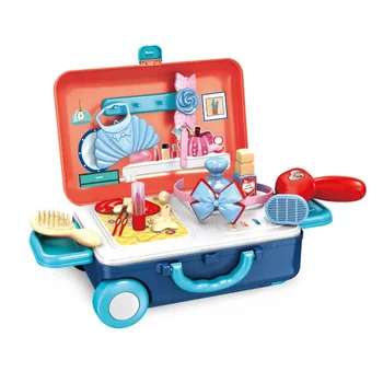 Cooking Pretend Play Toy Play Food Cutting Vegetables Toy Utensils Doctor/Makeup artist/Craftsman toy Toy Kitchen For Cook
