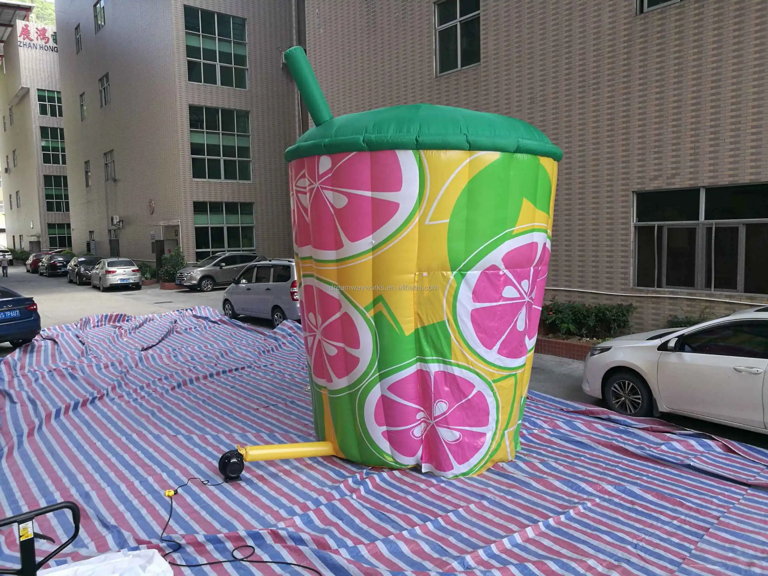 2023 Dreamway Show Display Inflatable Lemon Booth - Advertise with Fun