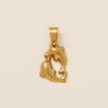 Whale b pendant