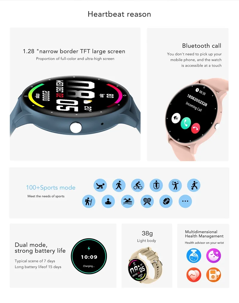 1.28 Inch Touch Screen Heart Rate Blood Pressure Fitness Sport Smart Watch ZL02CPro Health Monitoring Smartwatch for Men Women (3).jpg