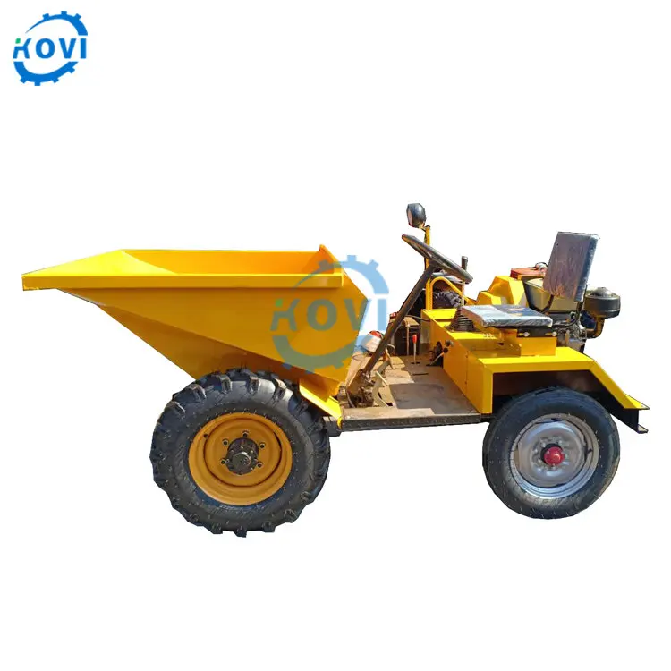 1000kg Front End Loader Bucket Tipping Car Site Dumper Trucks for Sale