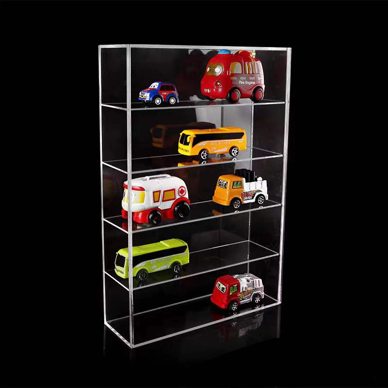 Acrylic Wall Mounted Clear Toy Display Box Case Showcase Display