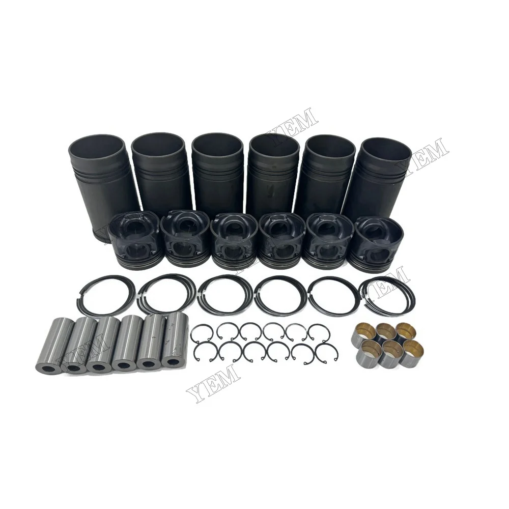 Cylinder Liner Kit Suitable for Komatsu 6D140s Engine Replacement Parts 5