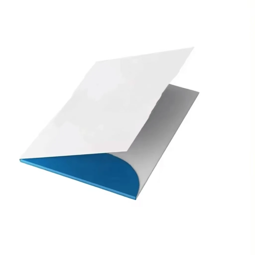 A2 Best Price Office Printed Cardboard Paper A3 Document Certificate File Glossy Lamination Black Folder With Pockets and logo
