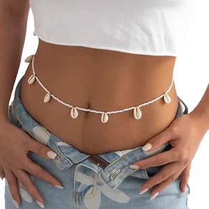 Custom Fashion Beaded Women's Sexy Body Chain Belly Chain Jewelry Fashion Body Chain Boho