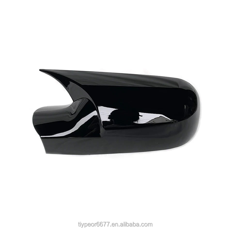 product car accessories car rearview side mirror cover trim side wing rearview glossy black  caps cover for renault megan 2 magane-6