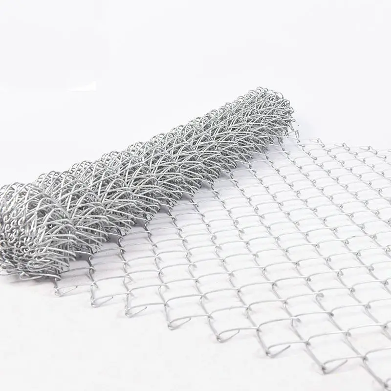 Welded Galvanized Iron Wire Chain Link Fence for Playgrounds with Square Holes