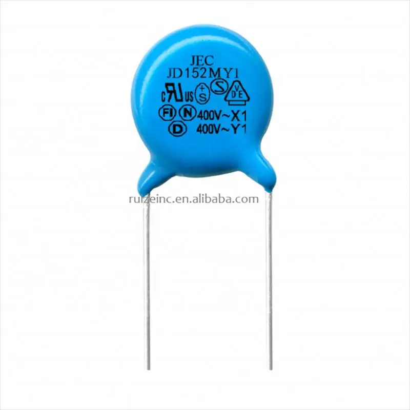 Capacitor Cerâmico Y1 472M 4.7nF 400V - 10.000 MΩ, Isolado