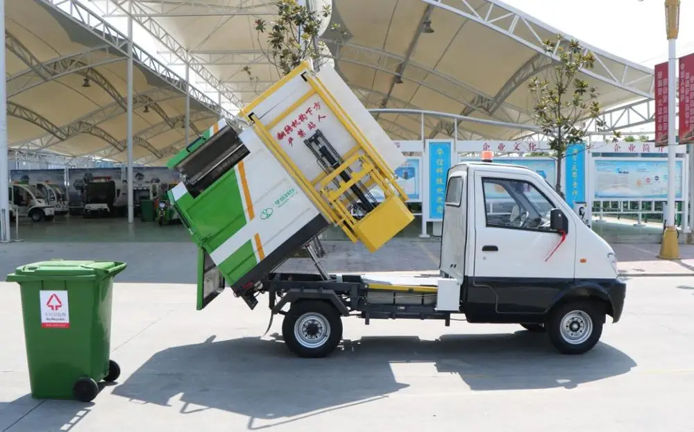 Electric Garbage Transport and Compact Tuck Turbine Electric Garbage Truck