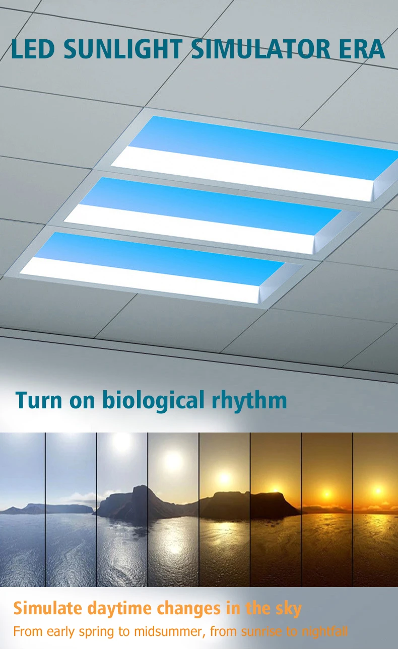 Artificial LED Skylight 3060: Modern Blue Sky Ceiling Simulator with ...
