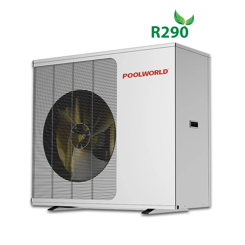 R290 Full DC Inverter Heating and Cooling Heat Pump for Central Home  Heating Air to Water Heatpump System