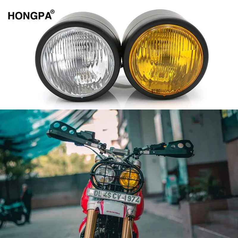 Faro LED Moto 6.8 Pollici KEEPDSGN – Luce Halo DRL Bianca, Anabbaglianti E Abbaglianti Super Luminosi, Universale Per Cafe Racer E Moto