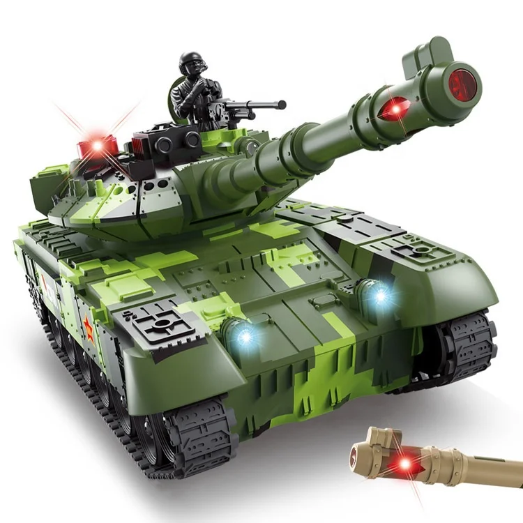 Carro Armato Telecomandato Q-wj669 Giocattolo Con Telecomando Effetti Sonori Luci Andowl