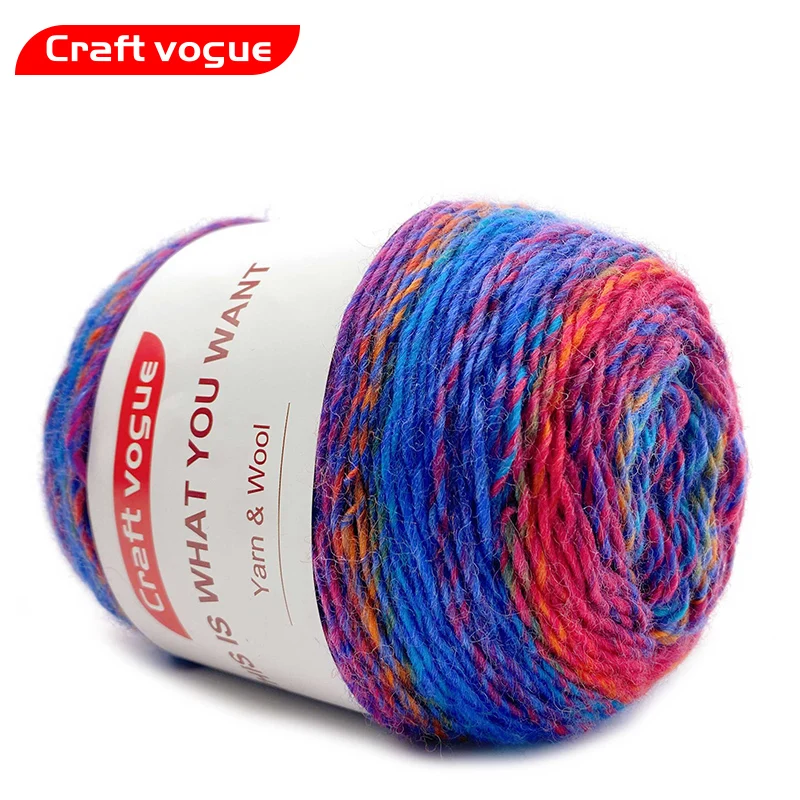 Thick Craft Yarn Vogue China Merino Wool for Knitting