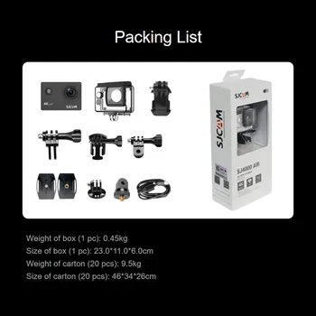 SJCAM SJ4000 Air 4K Ultra HD 16MP WiFi Action Camera Wide Angle Waterproof Vlog Video Camera detail image