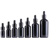 Shiny black bottle +  + black rubber head