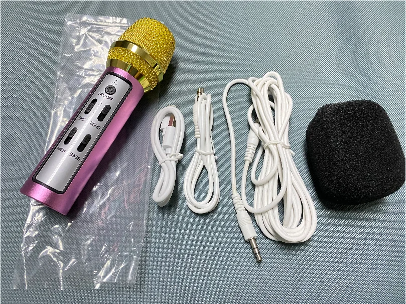 Portable Condenser Microphones Recording Studio Singing Microphone Professional Wireless Microphone for Karaoke